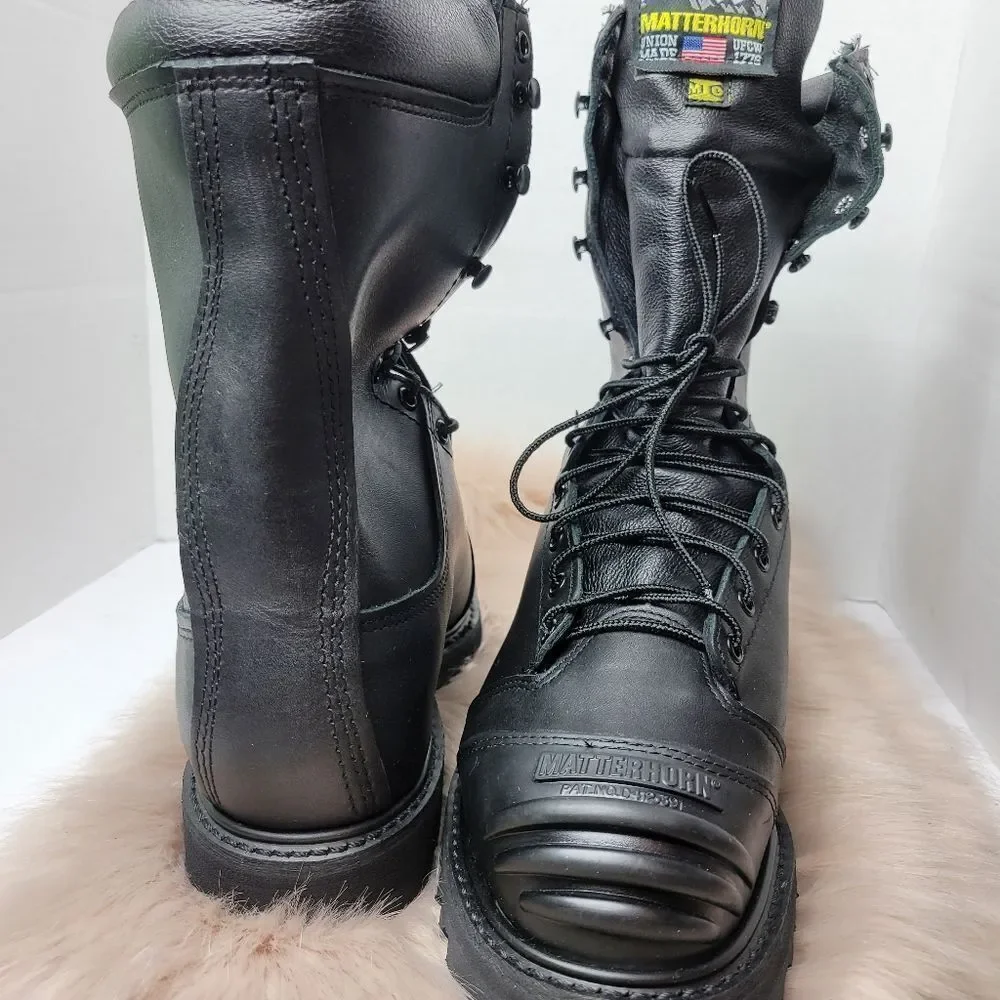 Matterhorn Men's Banksman Steel Toe WP Metguard 12255 Work Boots Shoes Size 8XW